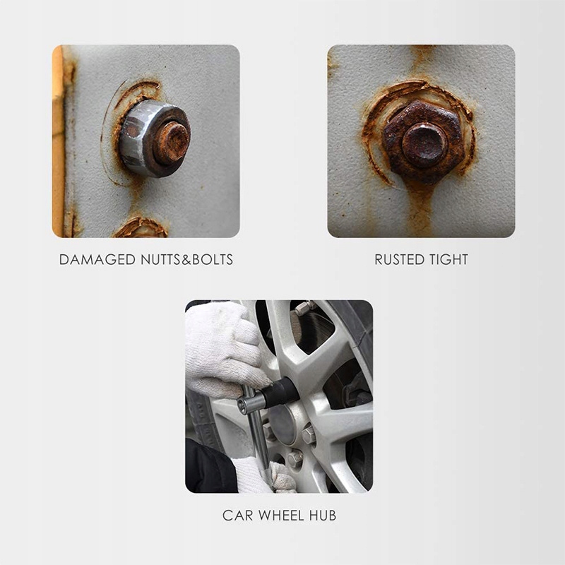 NASADKI DO USZKODZONYCH OBROBIONYCH ŚRUB NAKRĘTEK Rodzaj klucza nasadowy