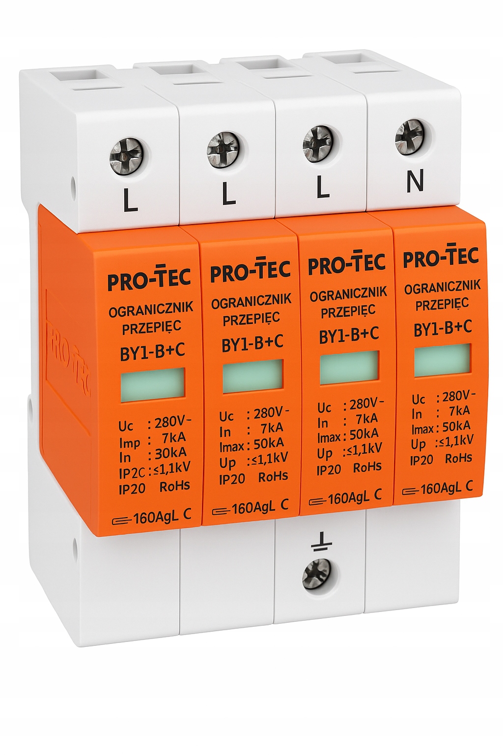Ogranicznik przepięć B+c 50kA Pro-Tec 3212040