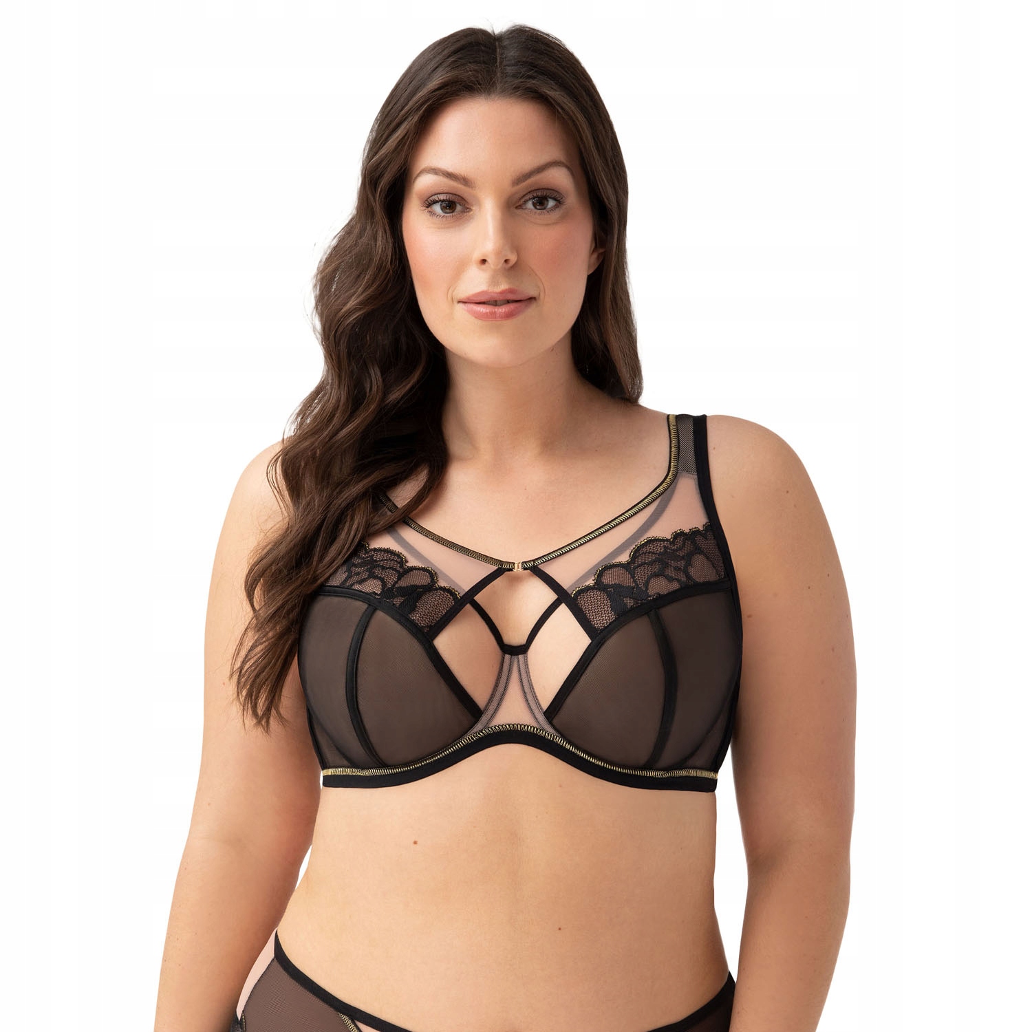 Podprsenka Měkká Gorsenia K758 Saanvi černá 75D