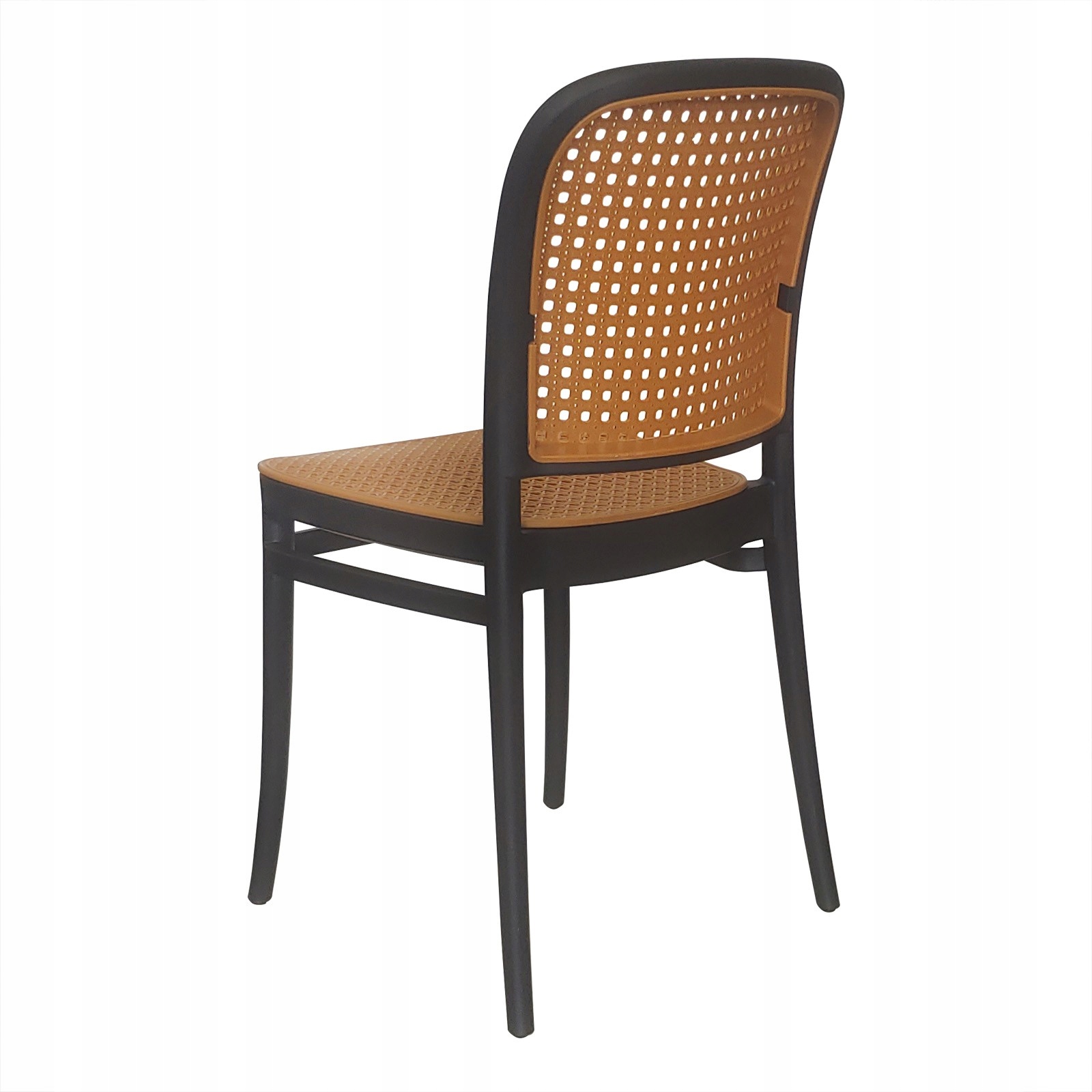 Zestaw stół BISTRO czarny 2 krzesła WIKO czarne Kolor czarny