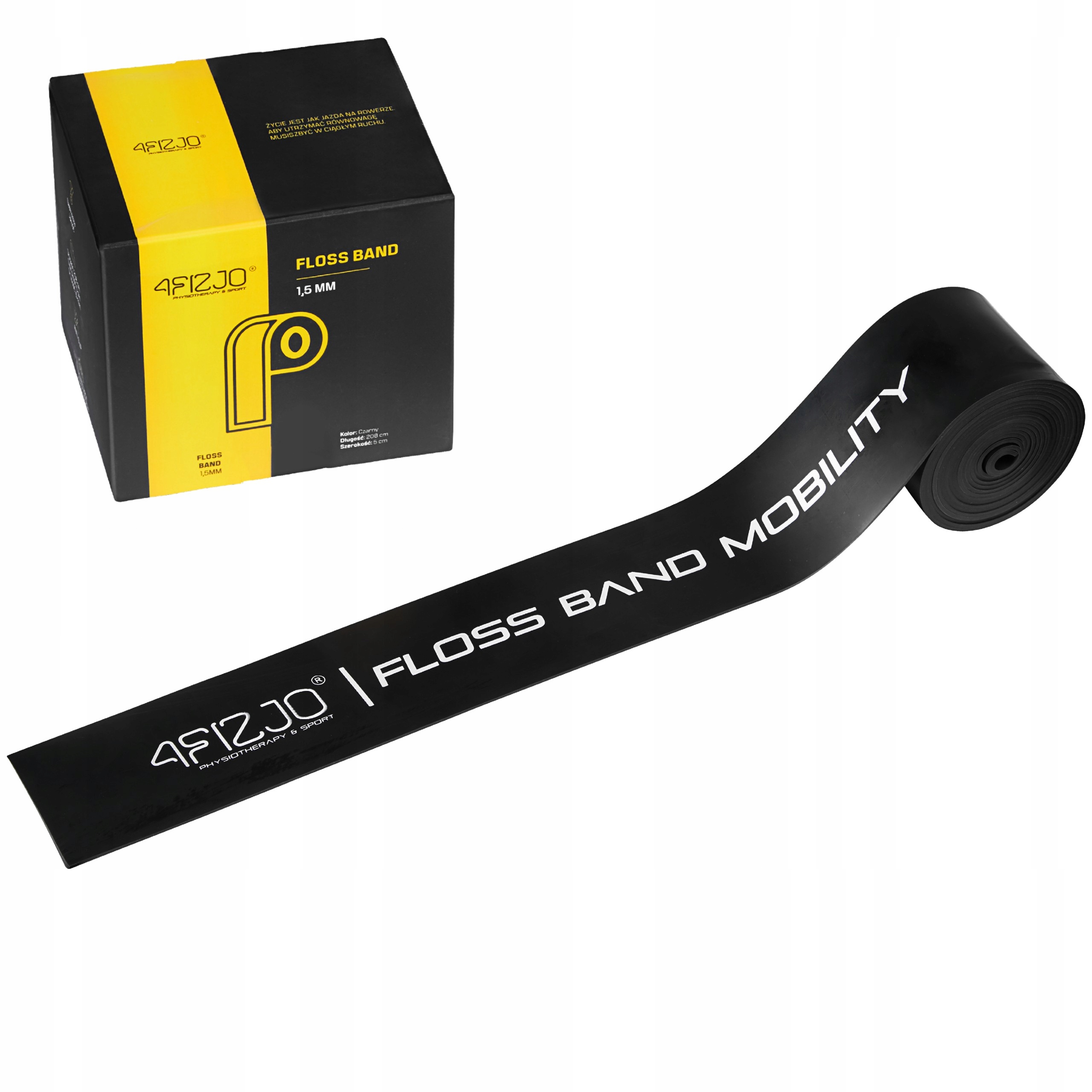 

Guma Flossband Taśma Floss Band Tape 1,5MM 4FIZJO