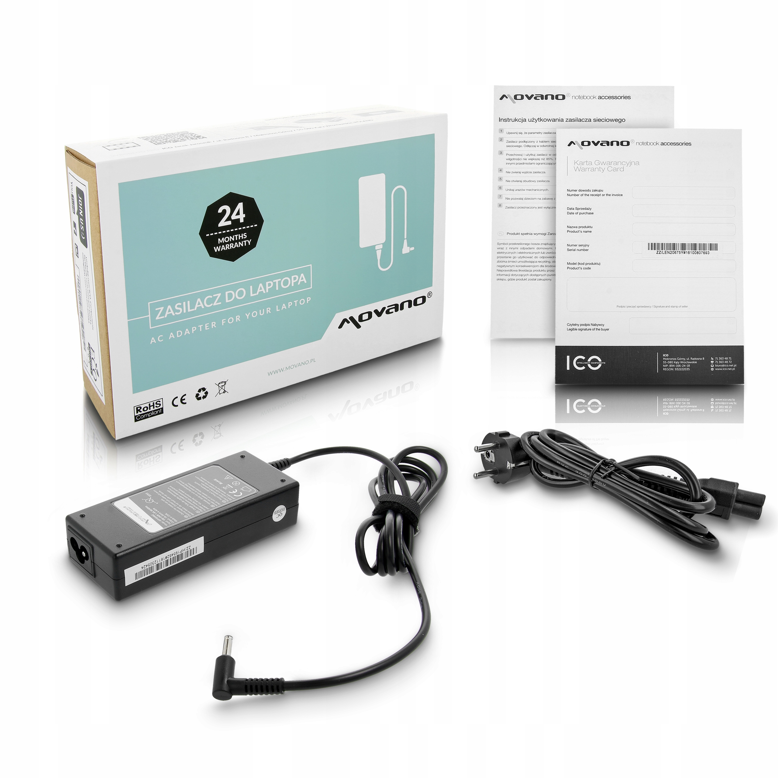 

Ładowarka do Hp 19.5V 4.62A 90W Pin 4.5-3.0mm