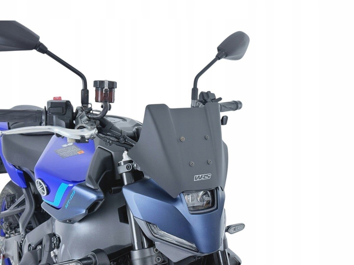 Motocyklové Sklo Wrs Sport Black Matt Yamaha MT-09 Sp YA046NO