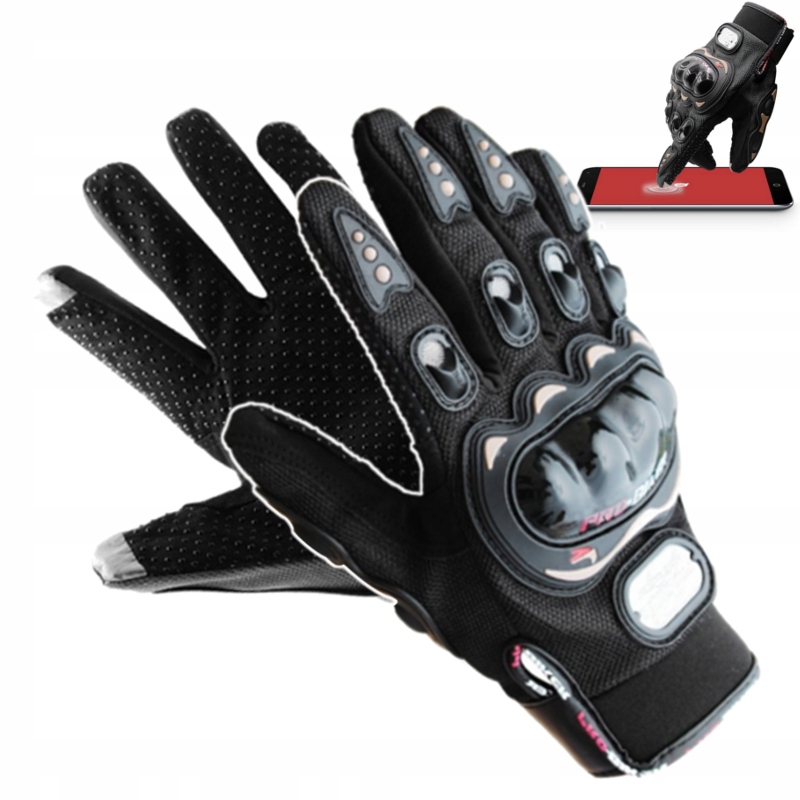 Rękawice motocyklowe Pro Biker rękawiczki dotykowe L