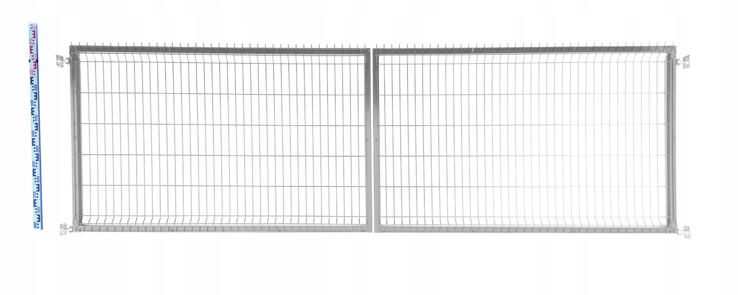 Brána Pletivové 120cm pozinkovaná Panelová pozinkovaná dvoukřídlá 123cm