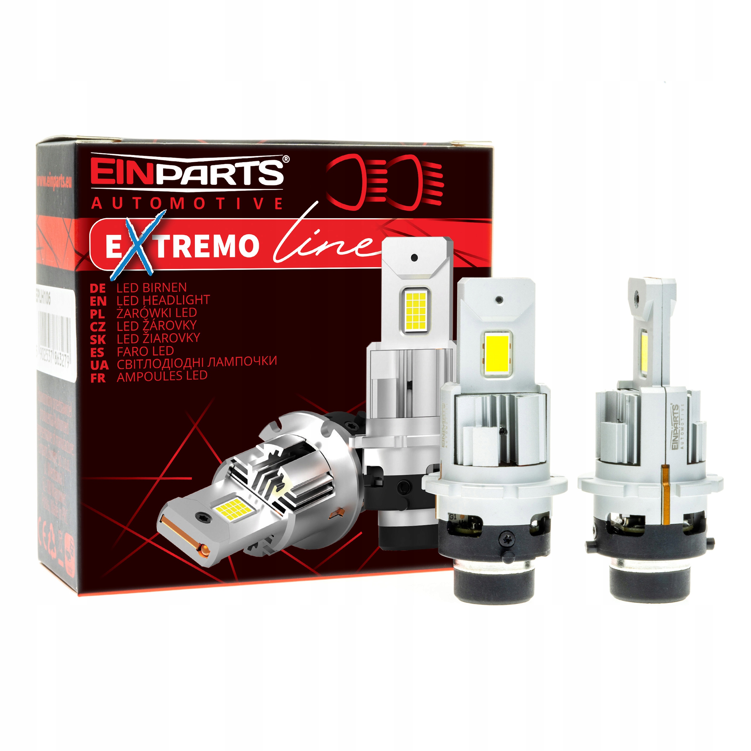 ŻARÓWKI LED D4S 85V 6000K 7500LM