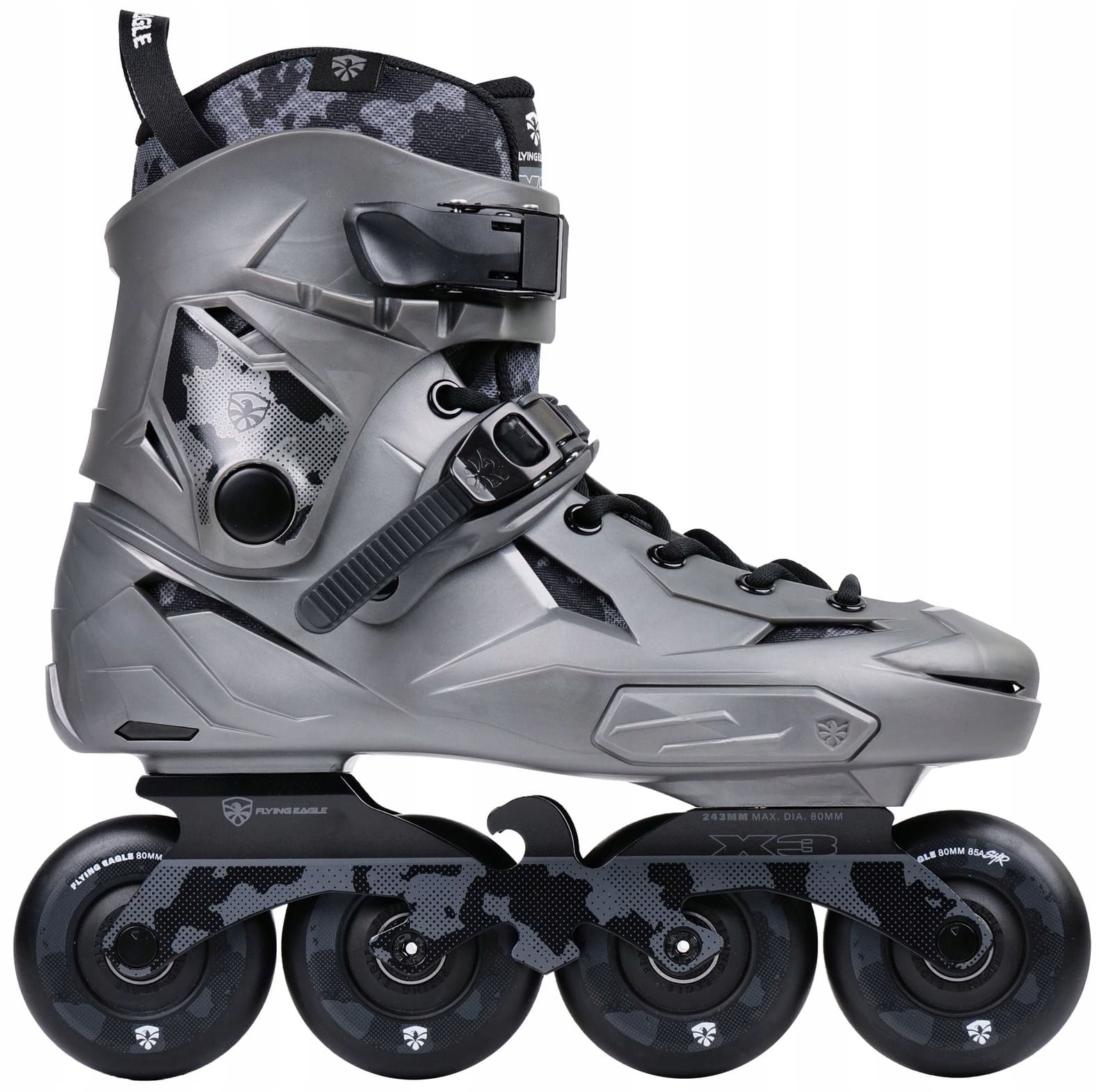 Rolki Flying Eagle X3 Shrike szary 35/36