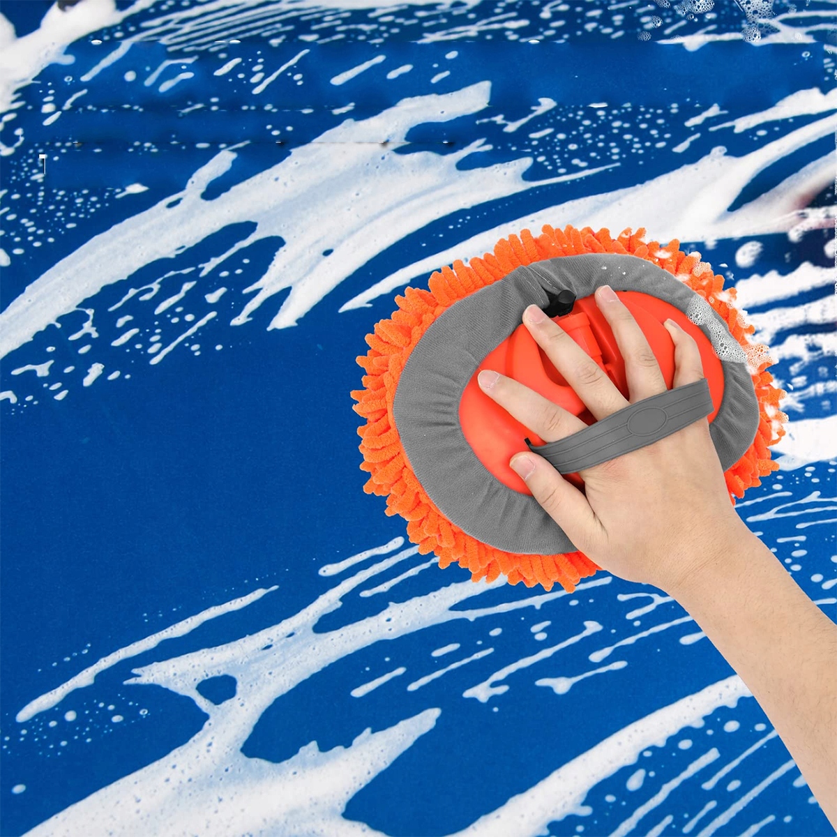 SZCZOTKA DO MYCIA SAMOCHODU TELESKOPOWA MOP SAMOCHODU 2W1 GŁOWICA x2 Kod producenta CR7583LK