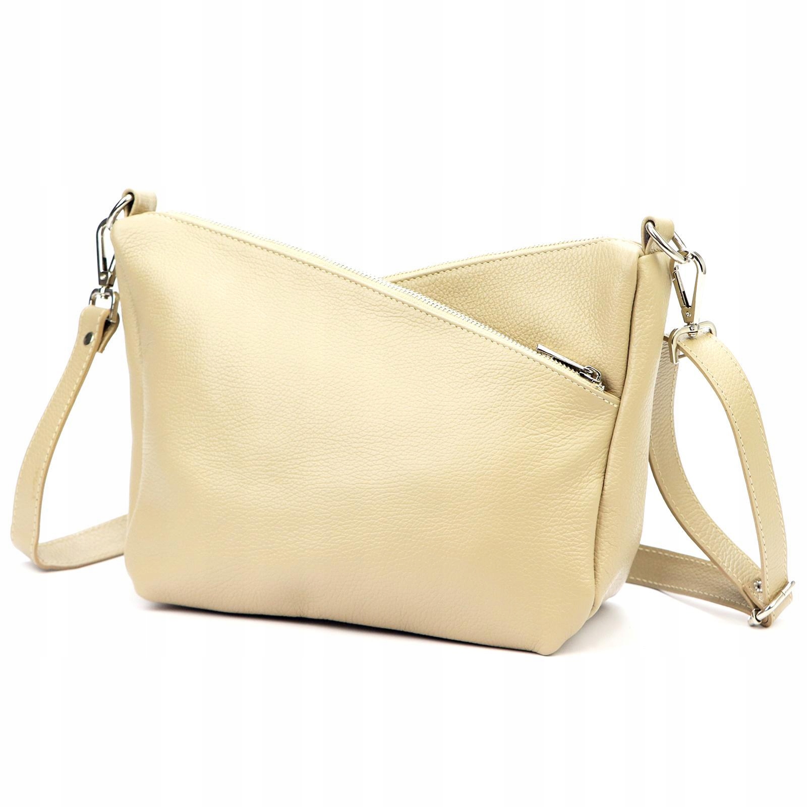 Klasická Kabelka Přes Rameno V Moderním Provedení Z Přírodní Kůže