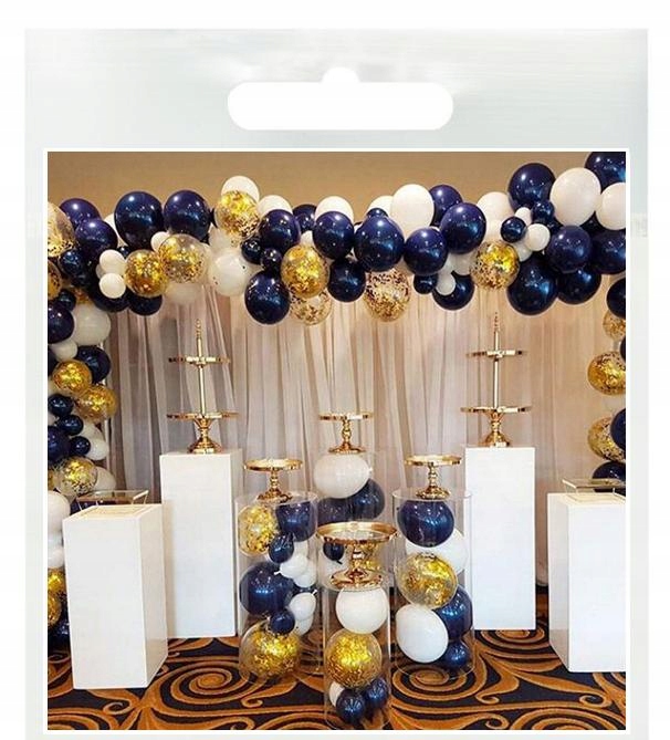 

Girlanda balonowa Granat ze złotem Elegancja__G28