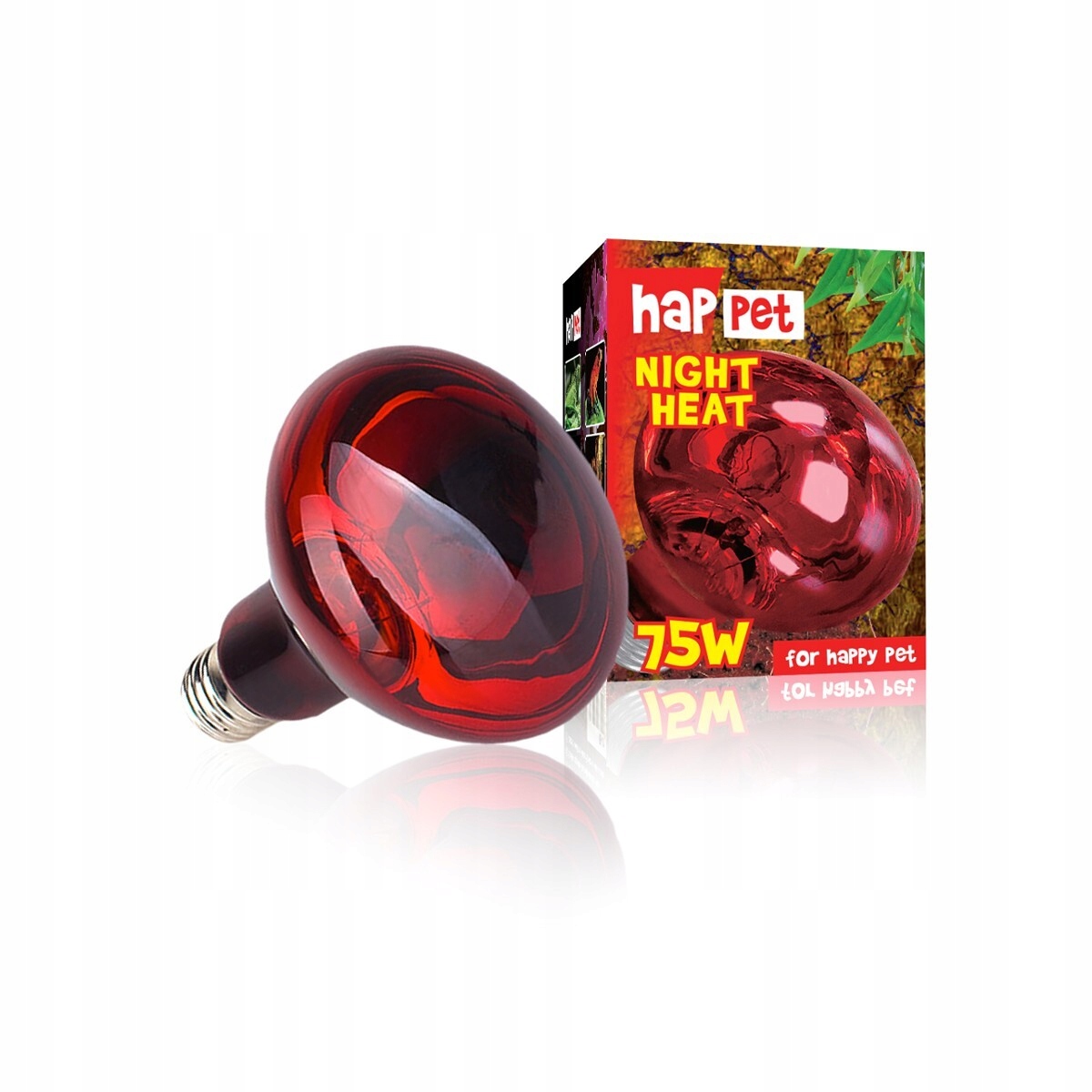 

Happet żarówka grzewcza do terrarium czerwona 75 W