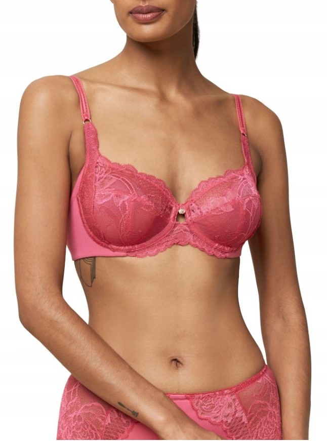 T617 Triumph měkká podprsenka růžová Wild Peony Florale W velikost 90G