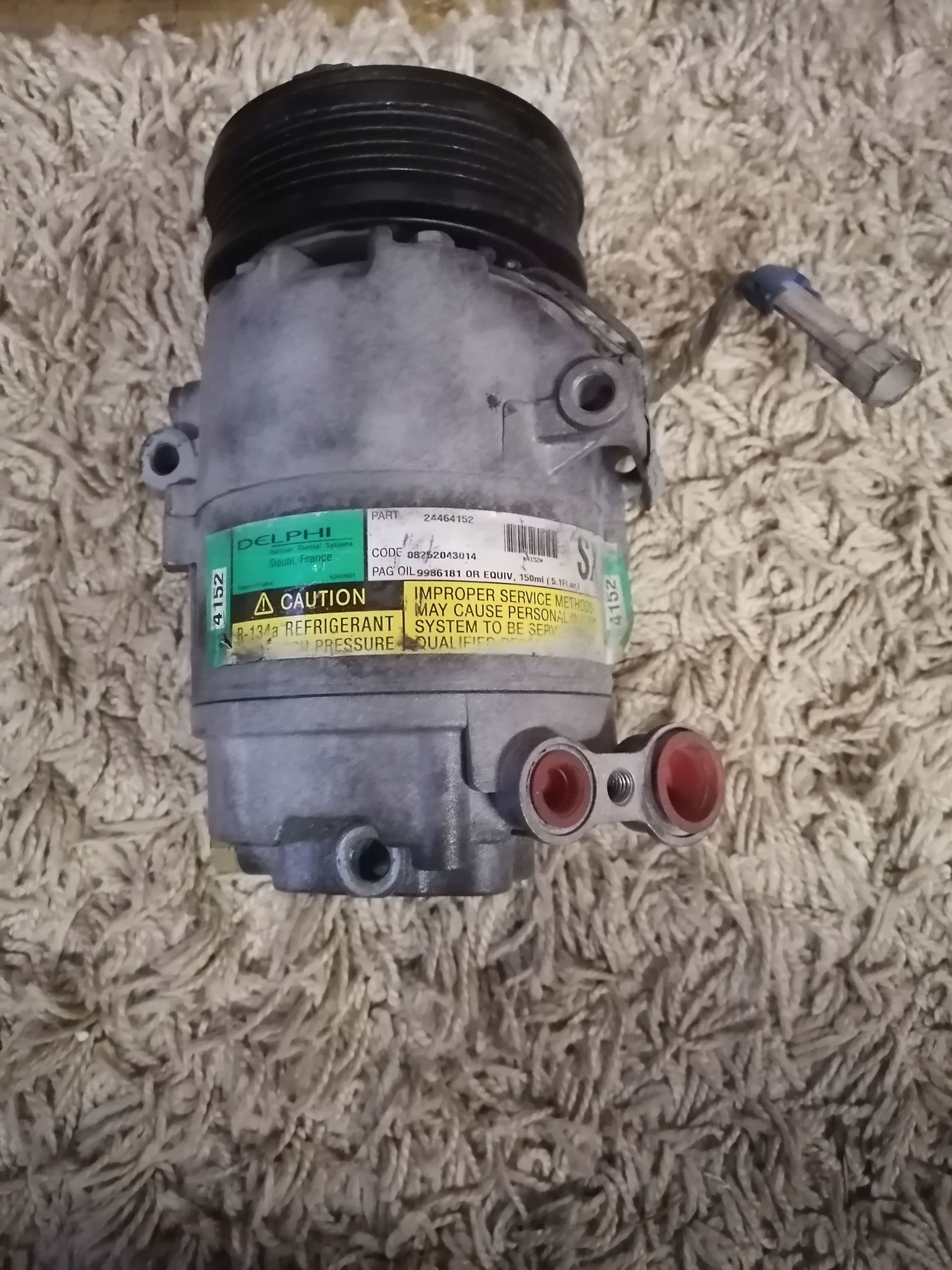 КОМПРЕССОР КОНДИЦИОНЕРА ASTRA ZAFIRA 24464152 SX