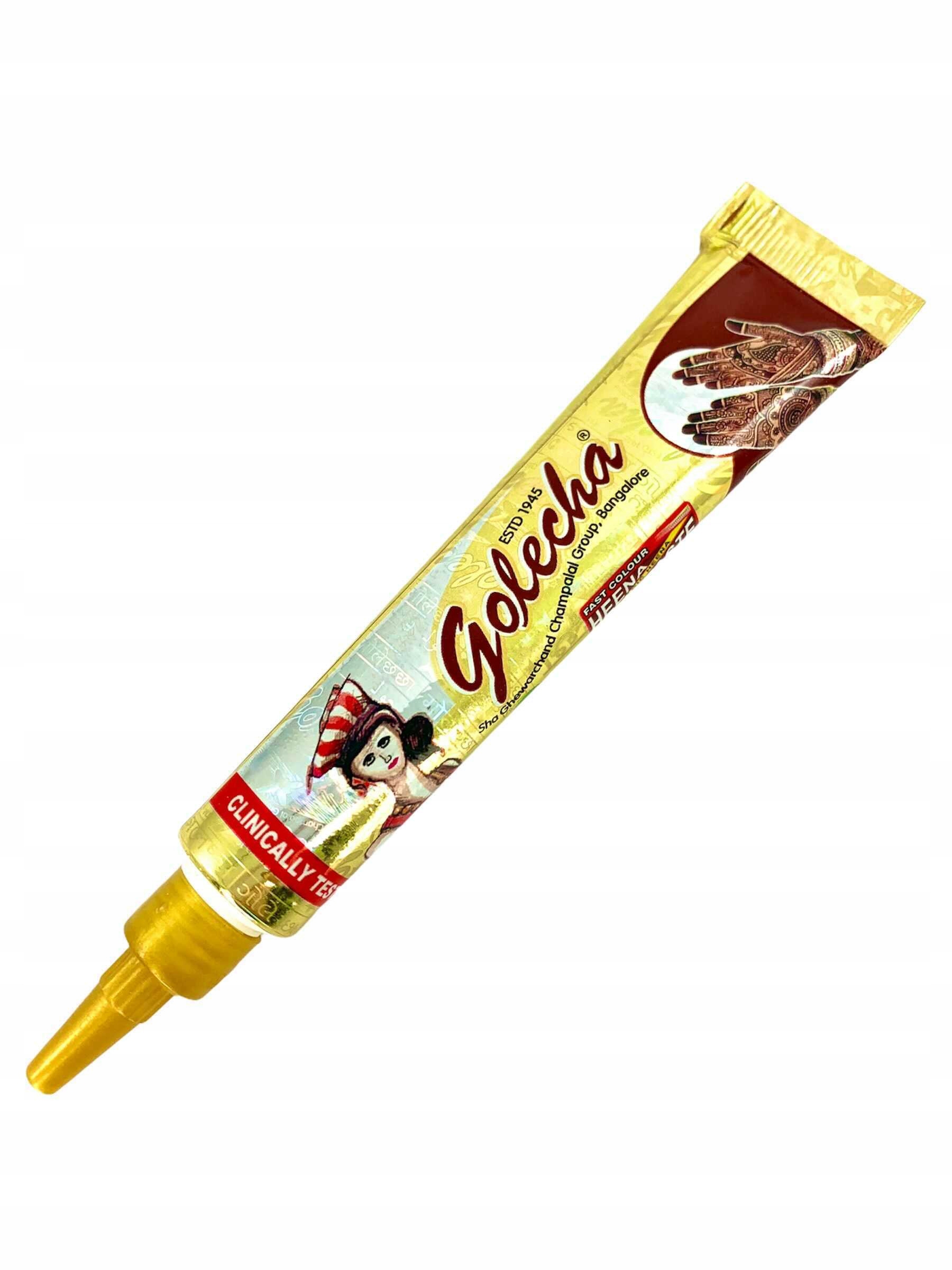 

Henna w Tubce Mehandi Kasztanowy Brąz 25g Golecha