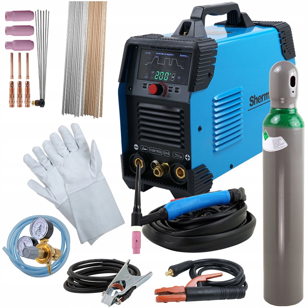 Spawarka TIG 200 DC Sherman Puls TIG MMA 230V