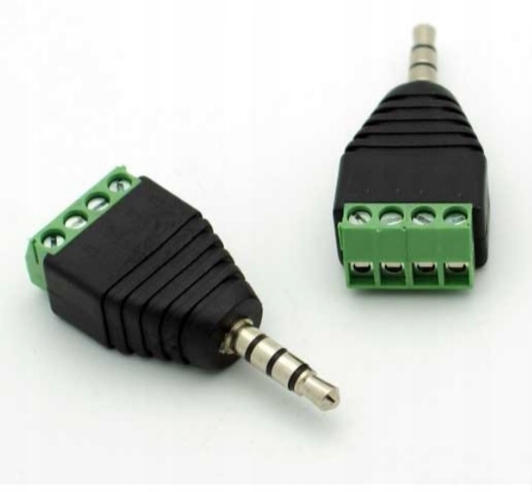 

Szybkozłączka Wtyk Jack 3,5 4polowy 4pin (2981)