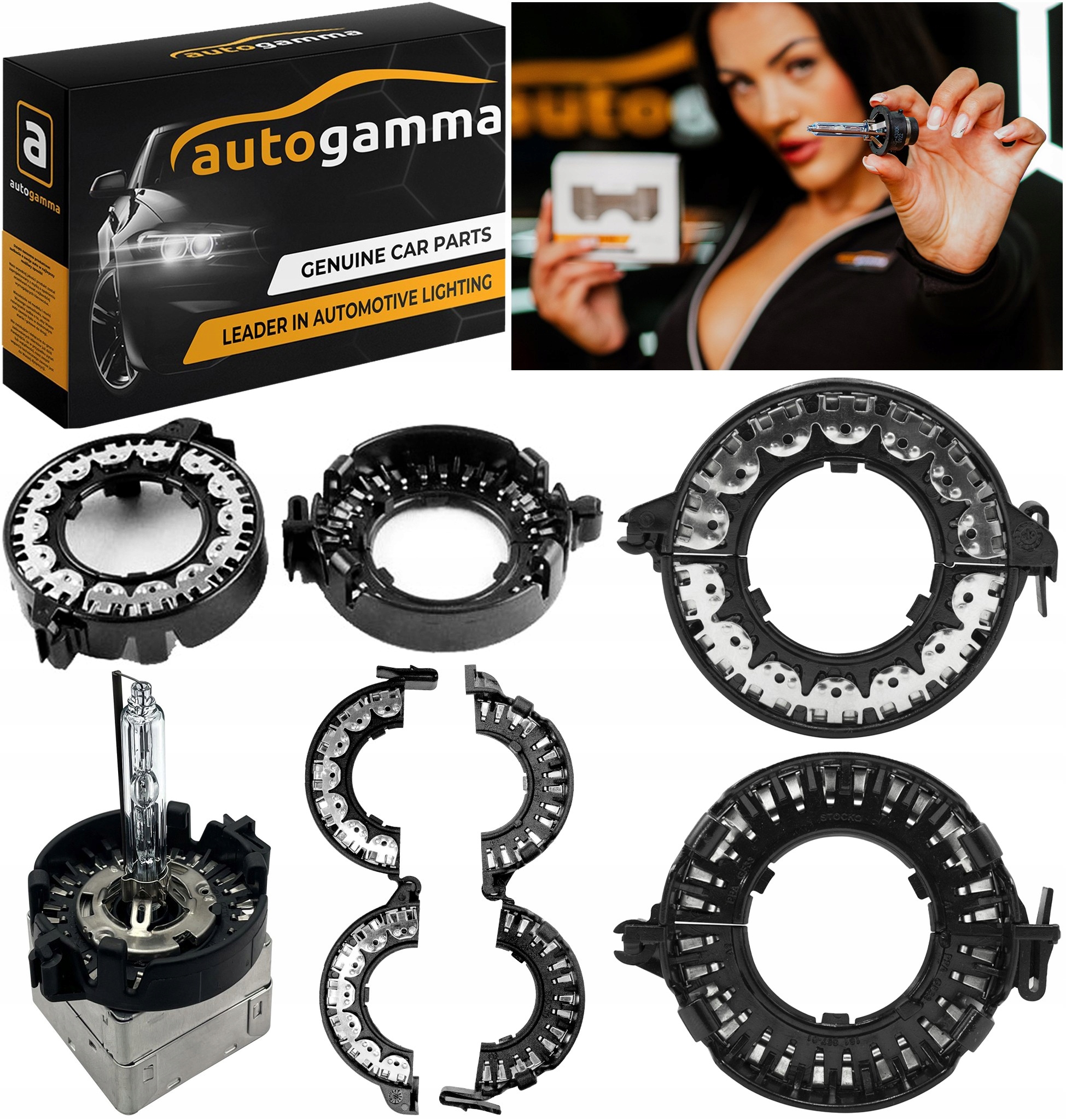 Mocowanie uniwersalne gniazdo żarówka Xenon Adapter D1S