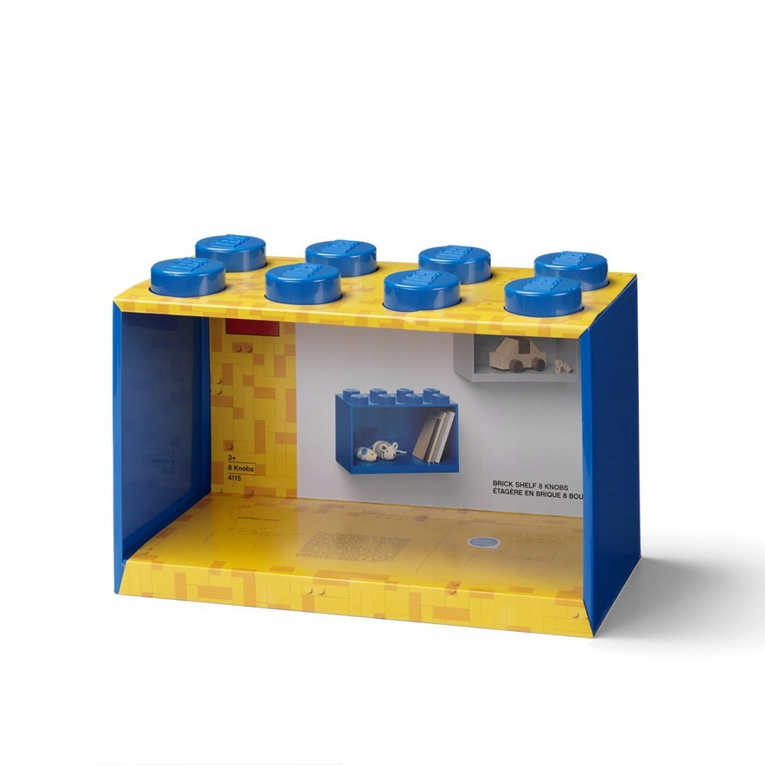 

Półka Lego Brick 8 (Niebieska)