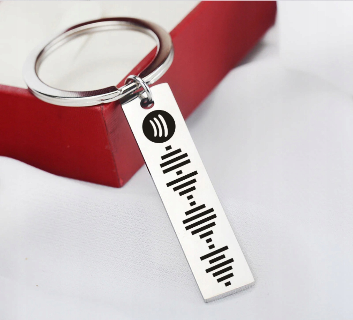 BRELOK DO KLUCZY - SPOTIFY CODE, STAL NIERDZEWNA Marka inna