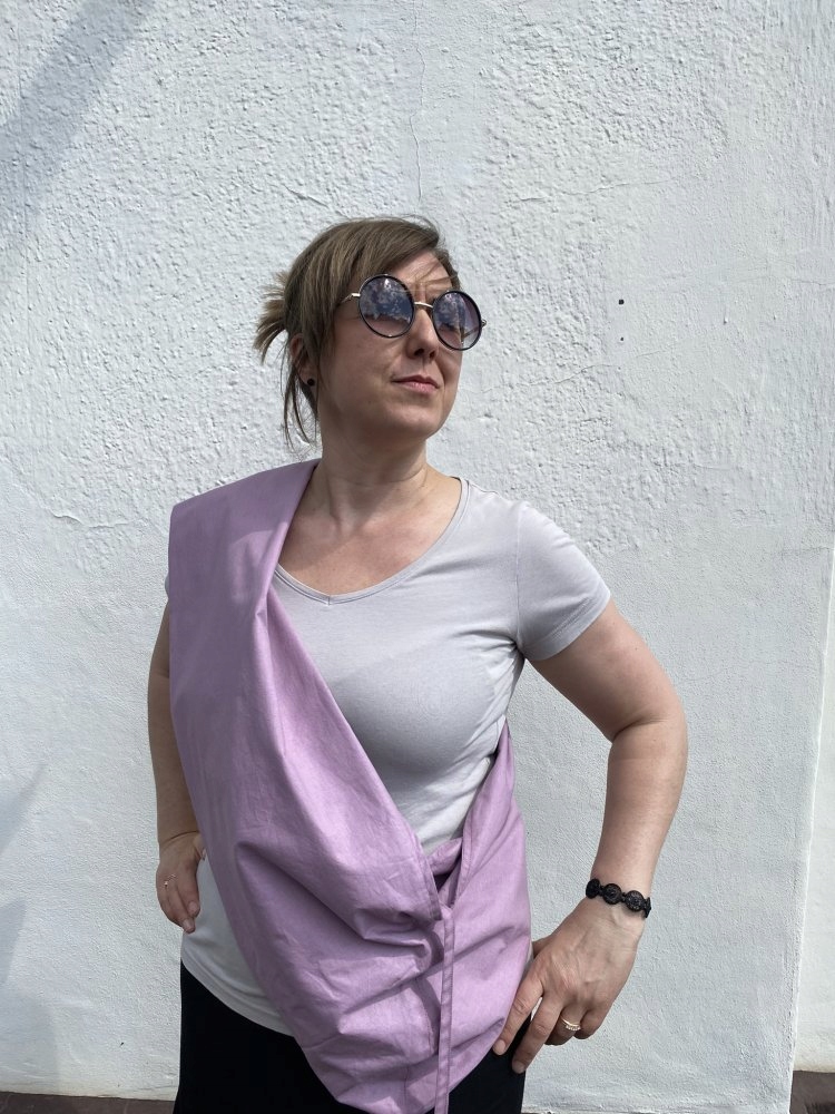 Levně Bavlněné nosítko pro psy LazyDogs Cotton Rose