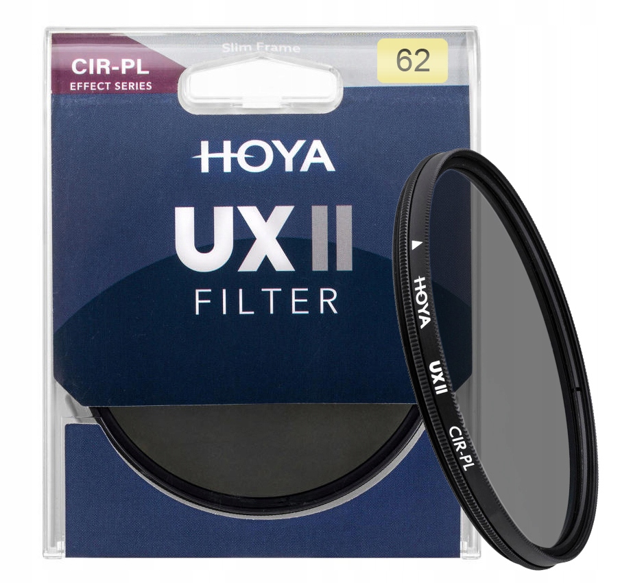FILTR 62MM HOYA POLARYZACYJNY CIR-PL UX II POLAR Średnica 62mm