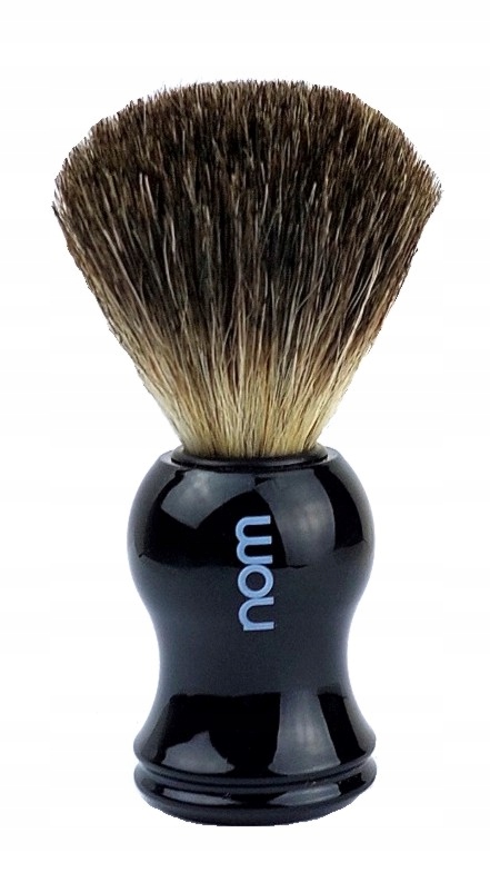 Štětka na holení s jezevčími štětinami Nom Klasický štěteček na holení s jezevčími štětinami