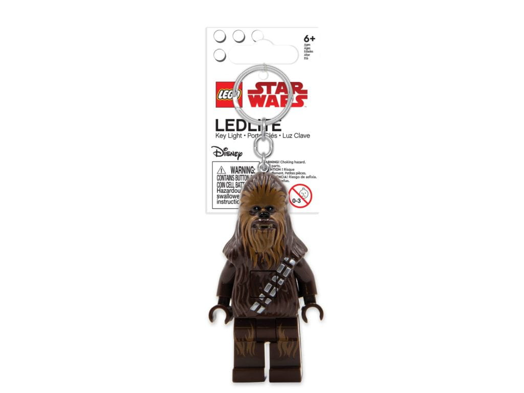 Lego Star Wars KE100 Brelok do kluczy z latarką Chewbacca