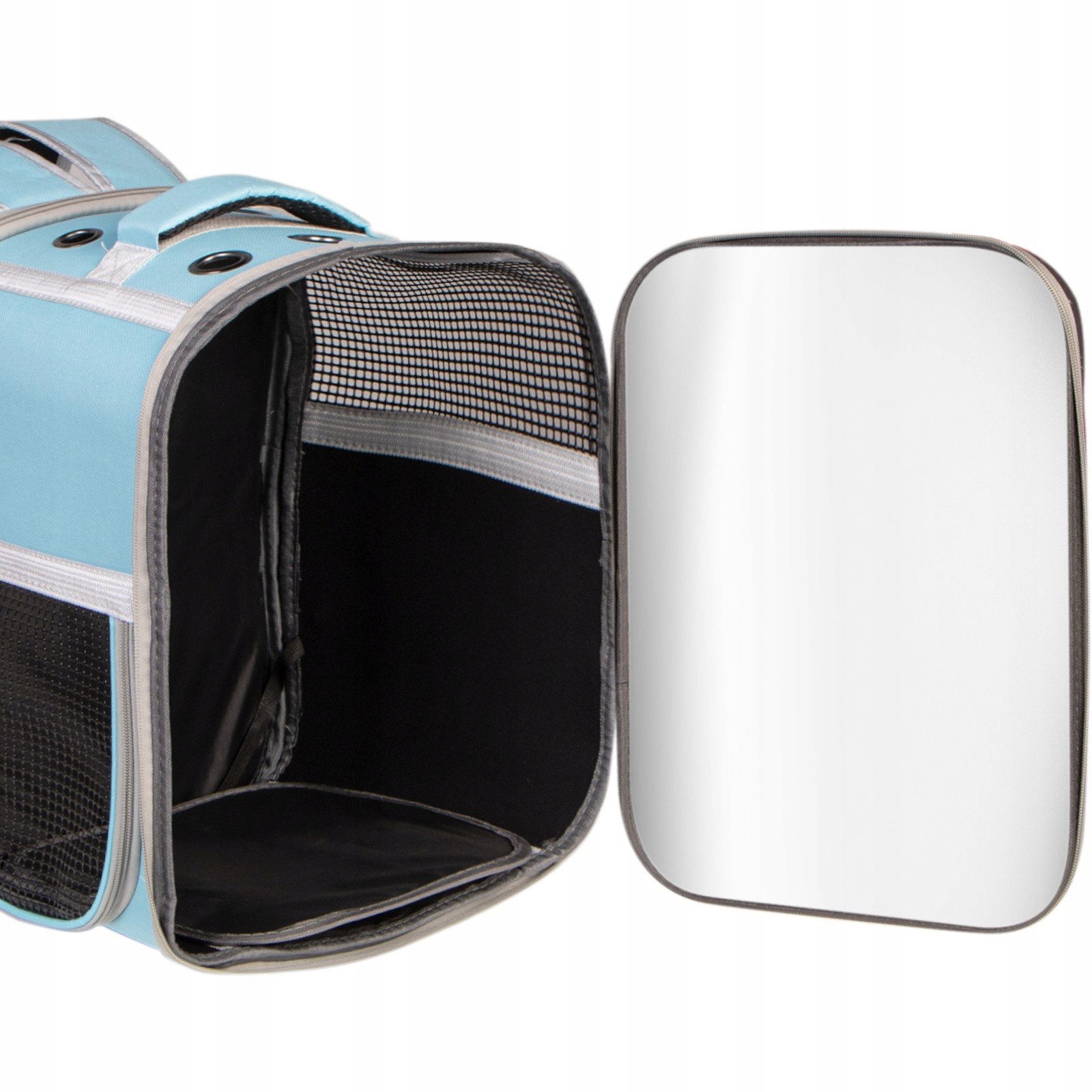 Levně Batoh Pro Kočky Přepravka Psa, Průhledná Síťovina, Ventilace, Skládací