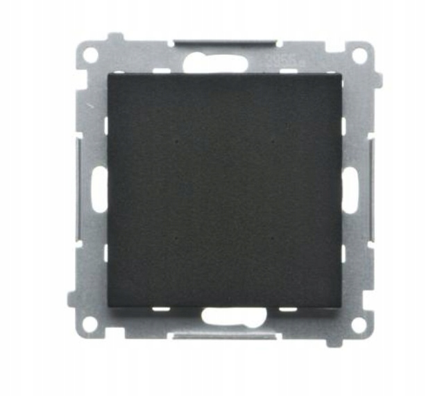 Simon 55 Elektronický samostatný konektor 16A čierny mat