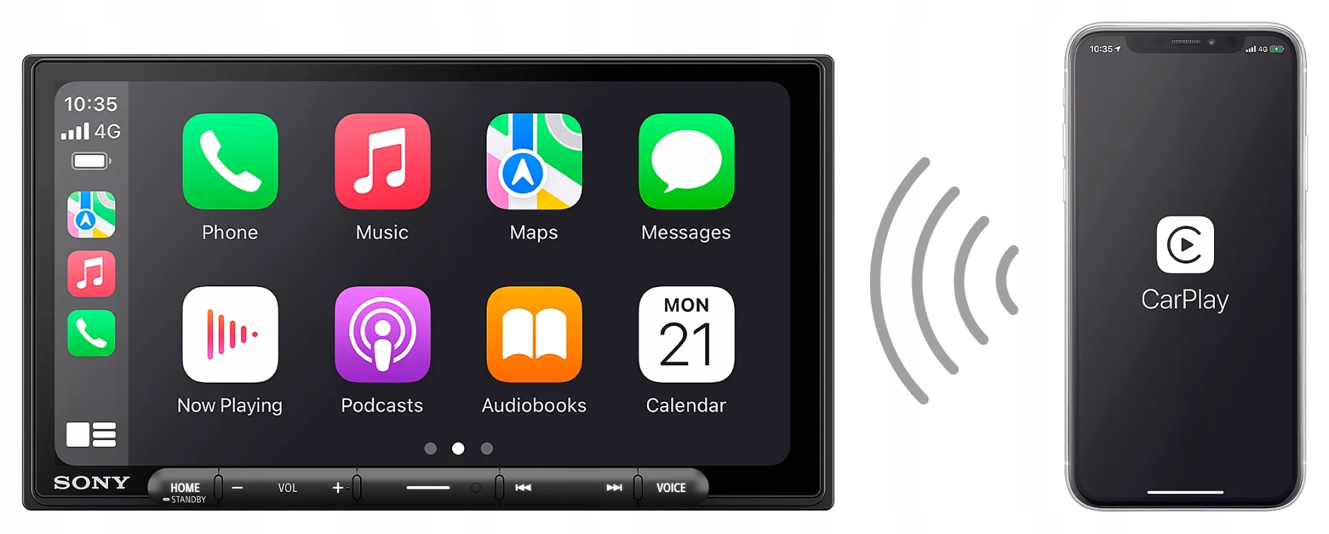 SONY XAV-AX6050 ANDROID AUTO I CARPLAY bezprzewodowo!!