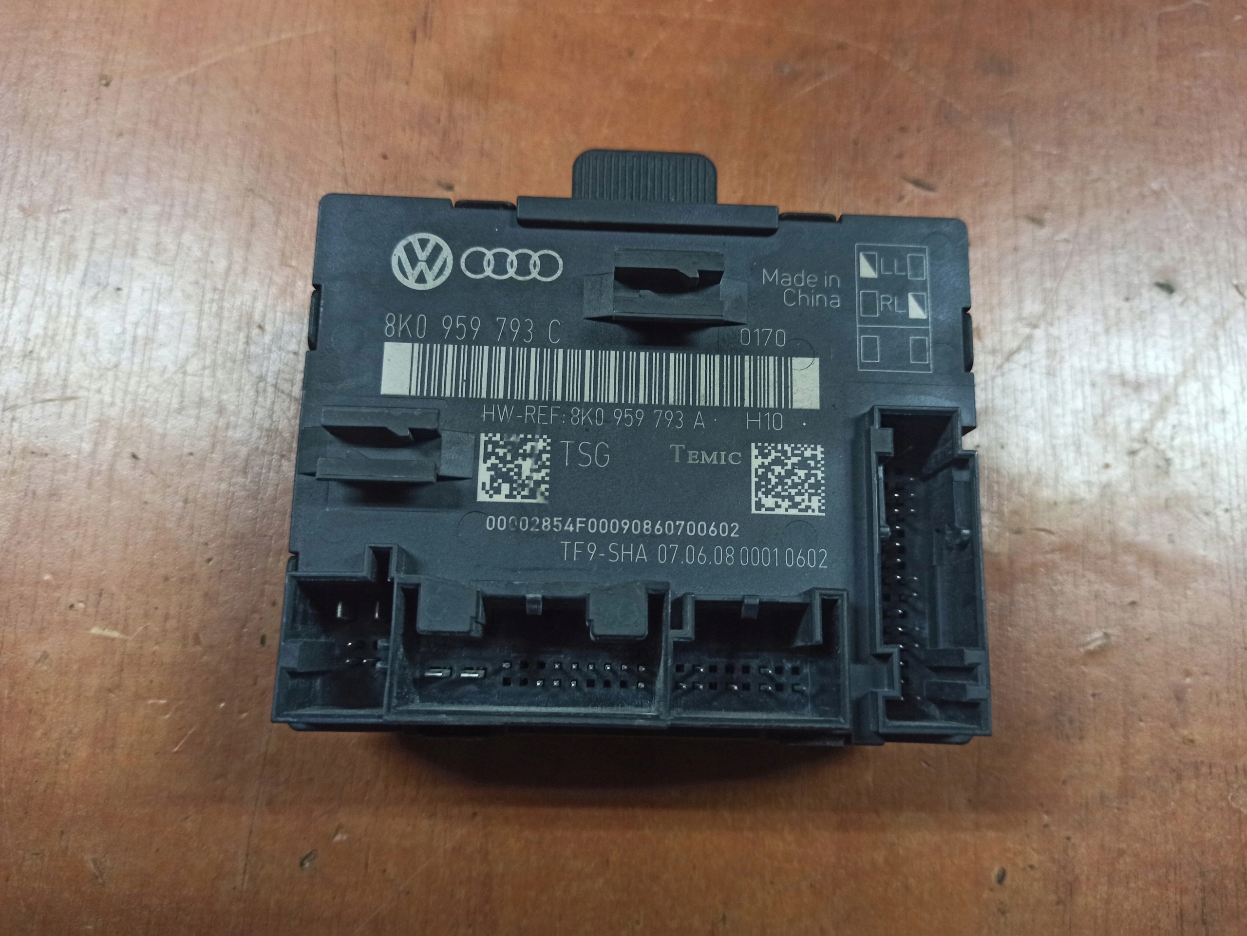 control unit module door AUDI A4 8K0959793C