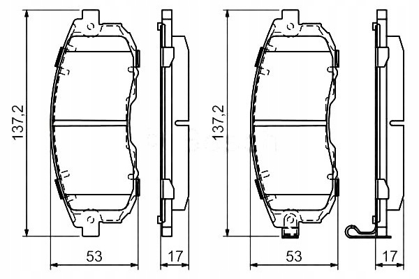 Bosch Kostky Ham. Suzuki Přední SX4 06- Asistent řidiče #28
