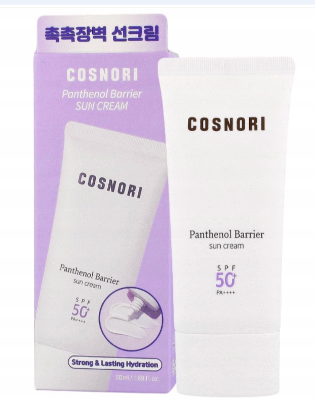 Cosnori Panthenol Barrier Suncream SPF50+ PA++++ 50 ml - ochronny i kojący krem przeciwsłoneczny — 4