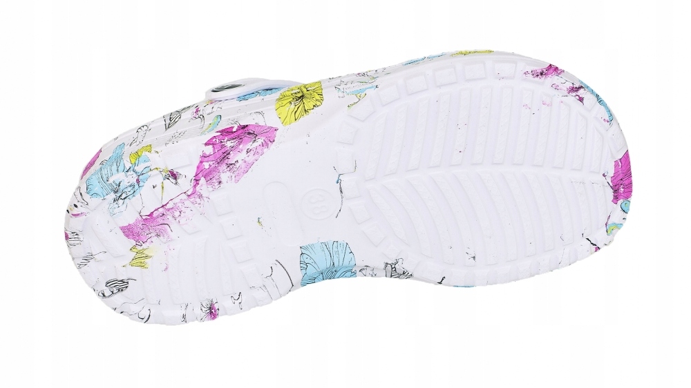 KROKSY KLAPKI DAMSKIE KWIATY OGRODOWE LACZKI Marka inna