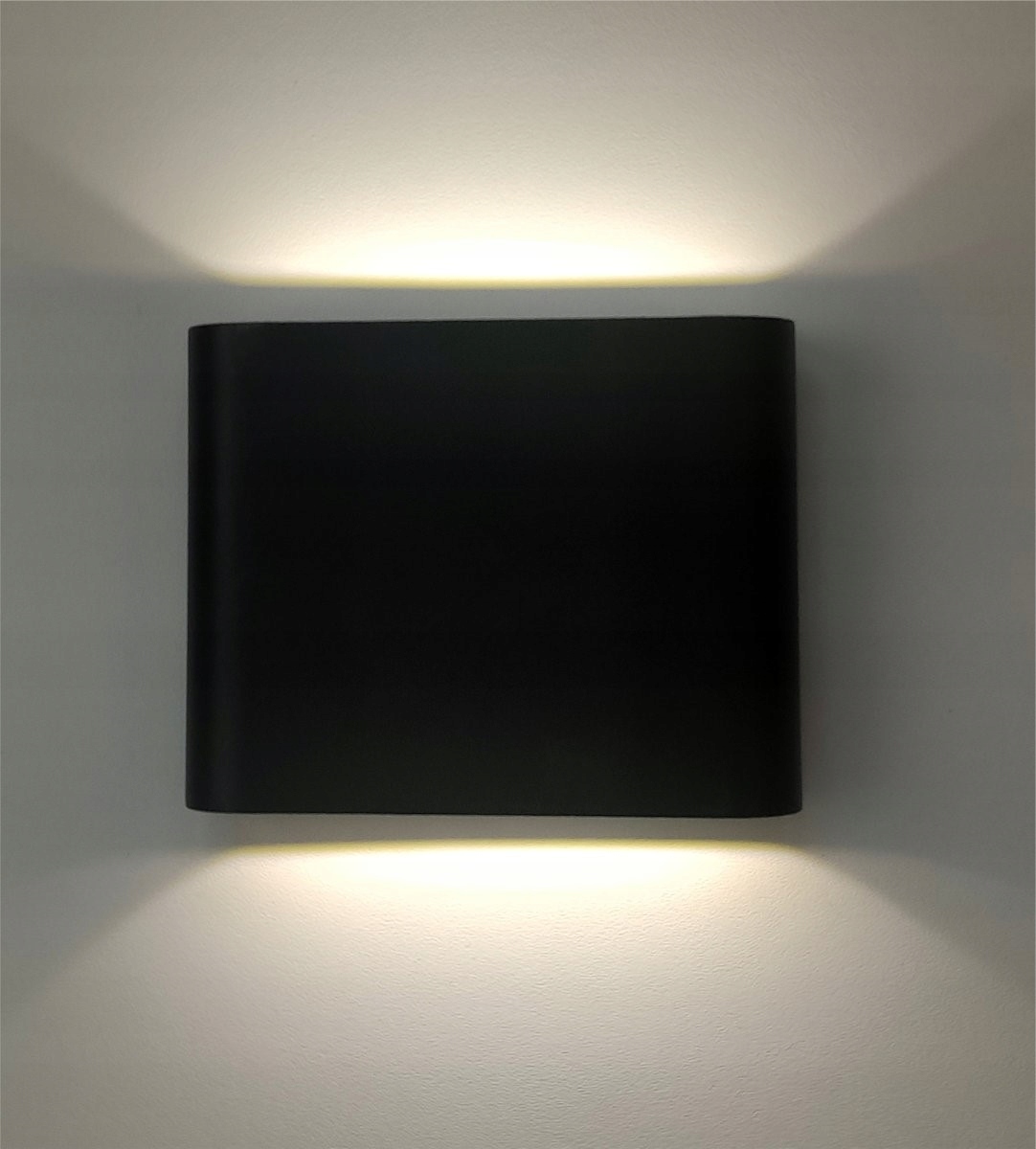 

Kinkiet elewacyjny zewnętrzny Led 2X3W czarny