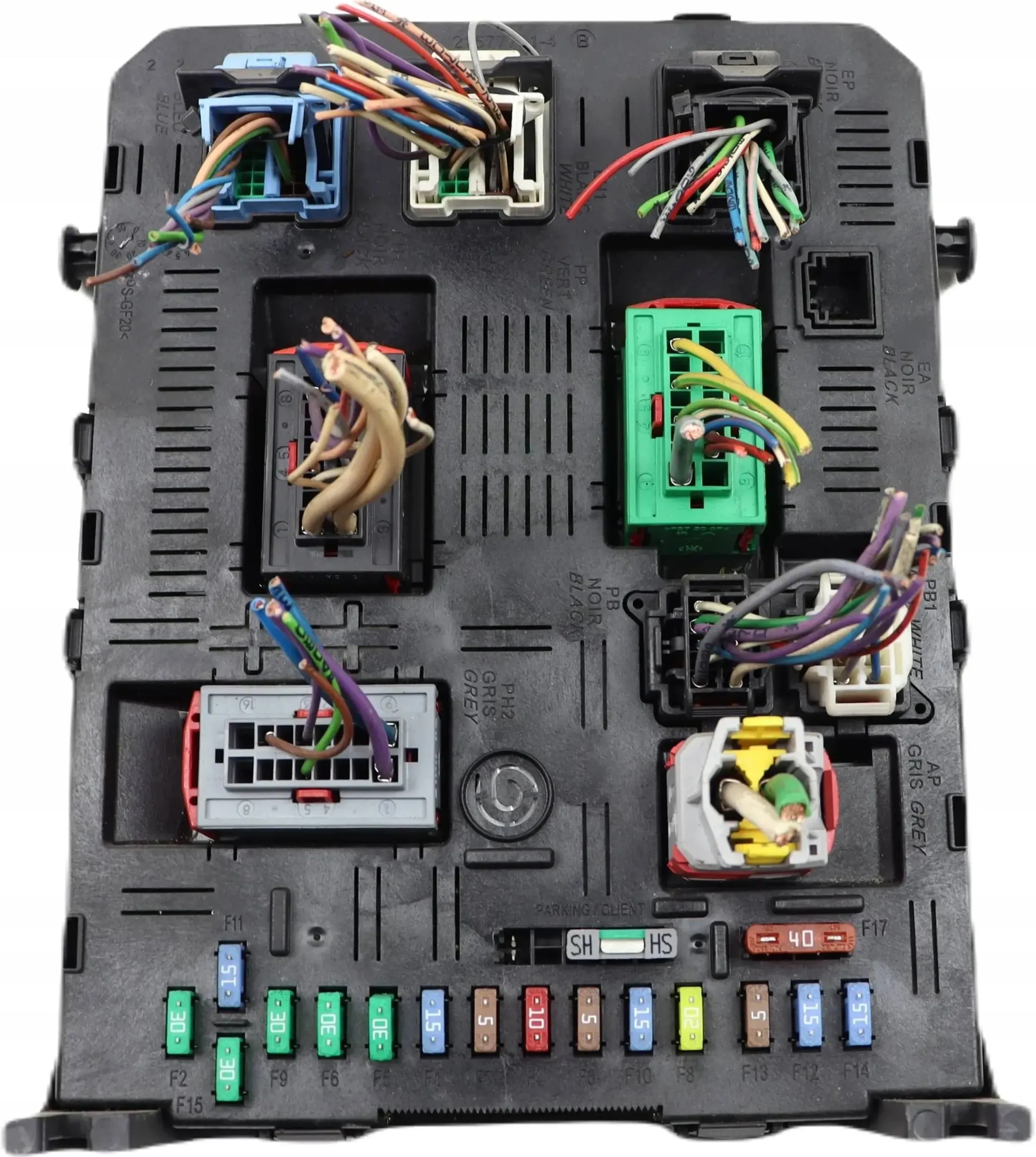 CITROEN C5 C4 module compartment control unit BSI 9658158780