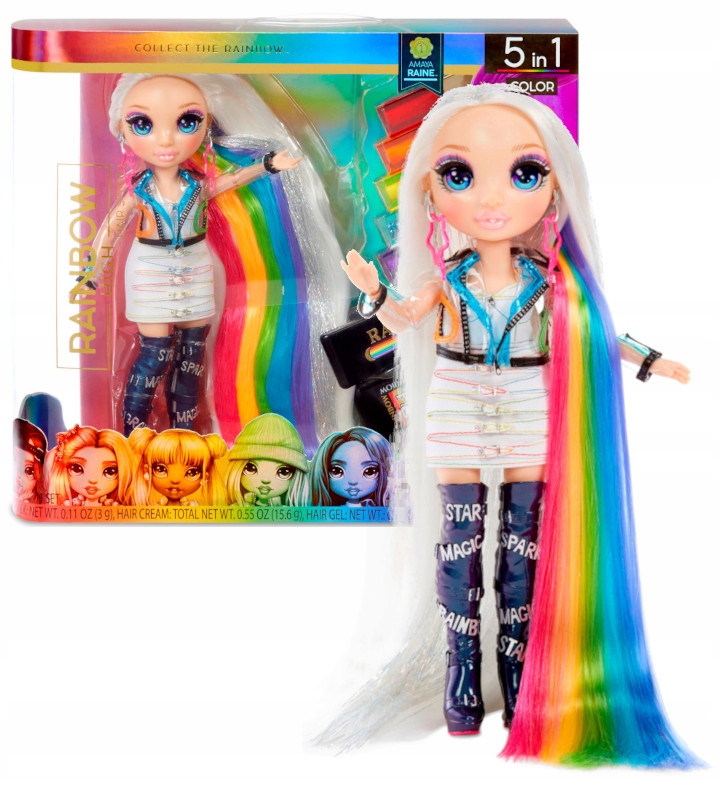 

Rainbow High Salon Fryzjerski Amaya Raine 5W1 S1