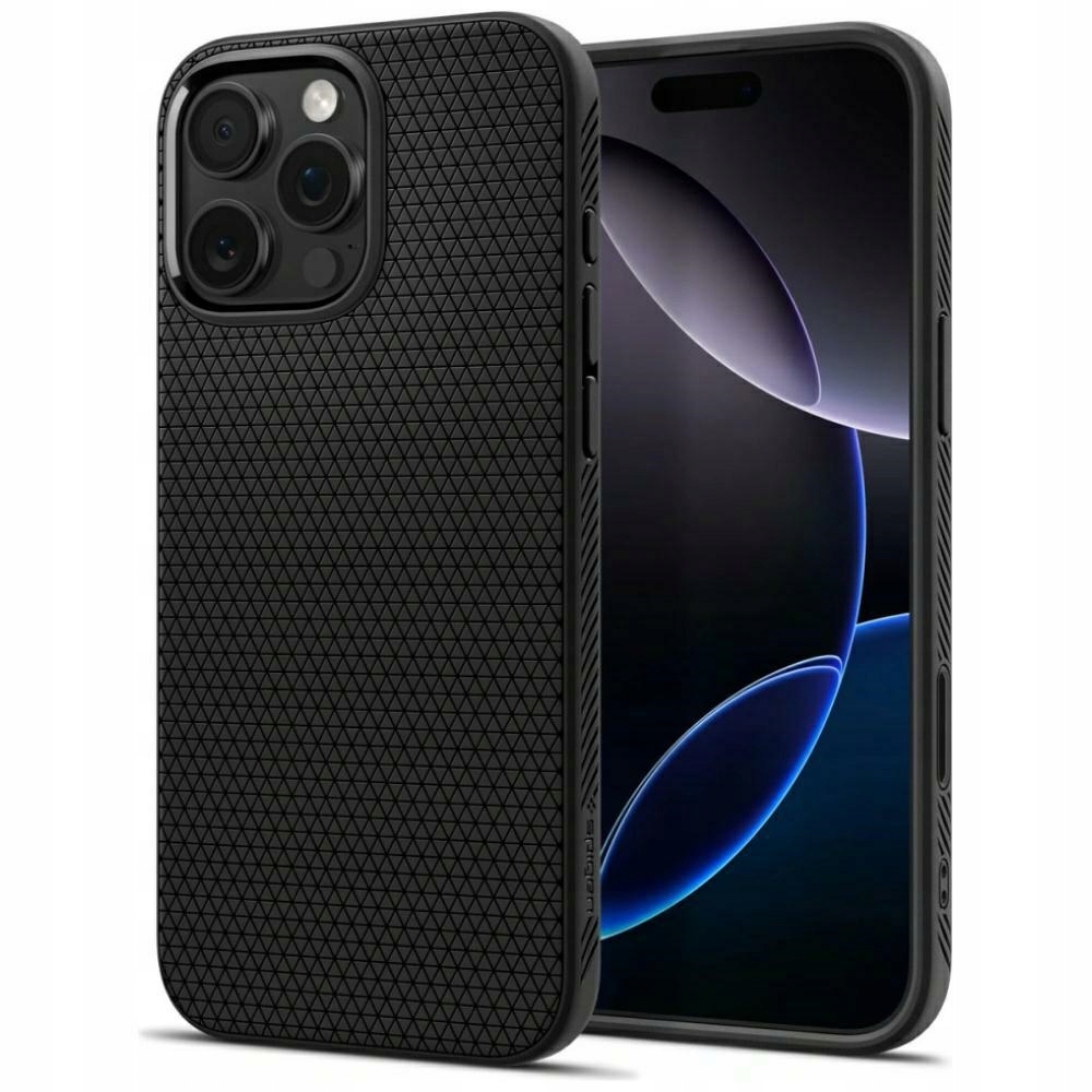 Pouzdro Spigen Liquid Air T Mag MagSafe pro iPhone 16 Pro, černé