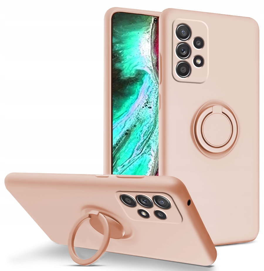 

Etui Silicone Ring Szkło do Samsung Galaxy A53 5G