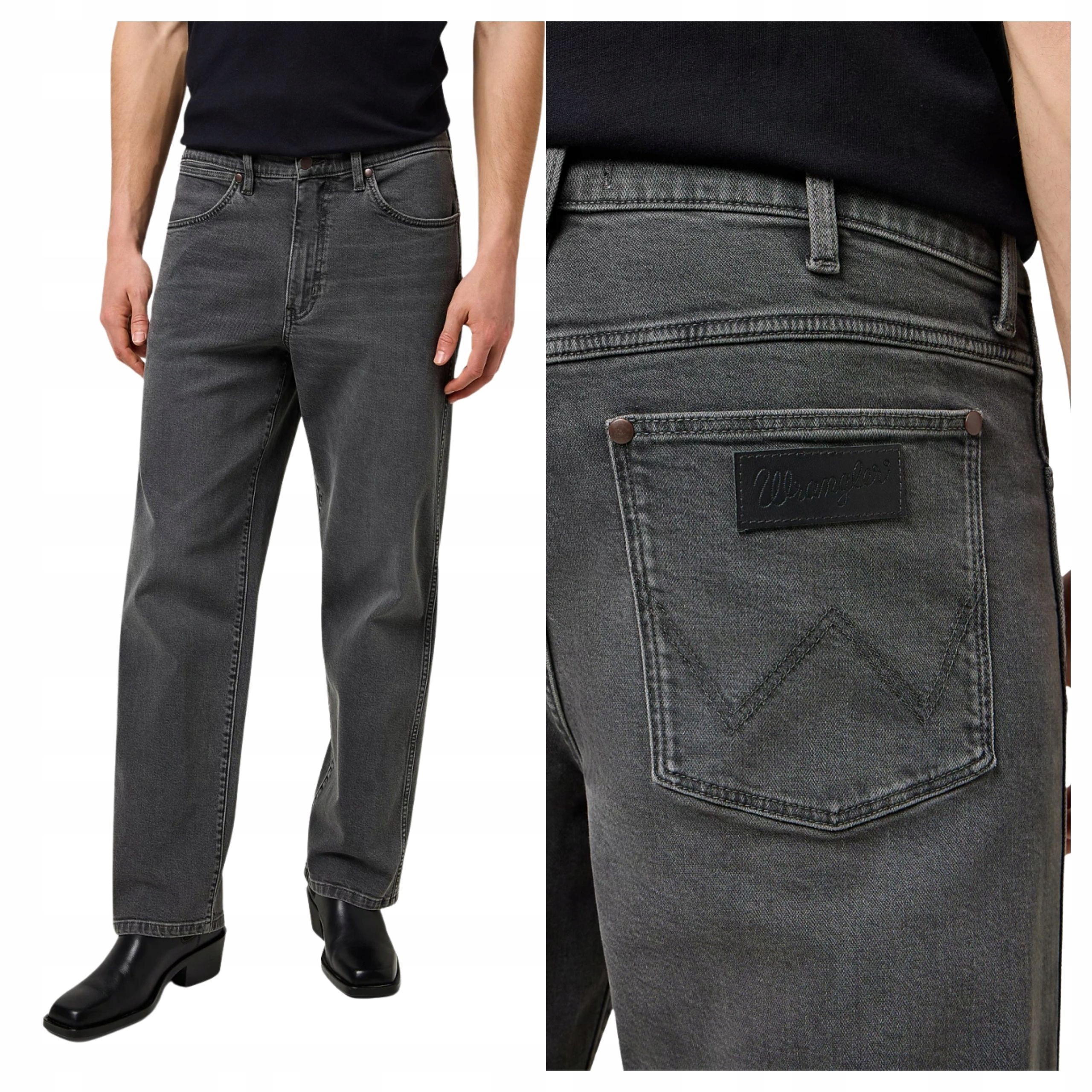 Pánské džíny Wrangler Loose Straight Béžová Sandstorm Bavlněné W36 L30