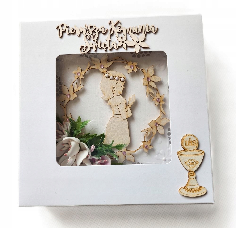 Ručně vyráběné přání Svaté Přijímání Svátky