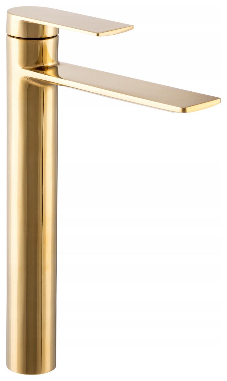 Faro Zlatá Umyvadlová Baterie Vysoká Na Desku