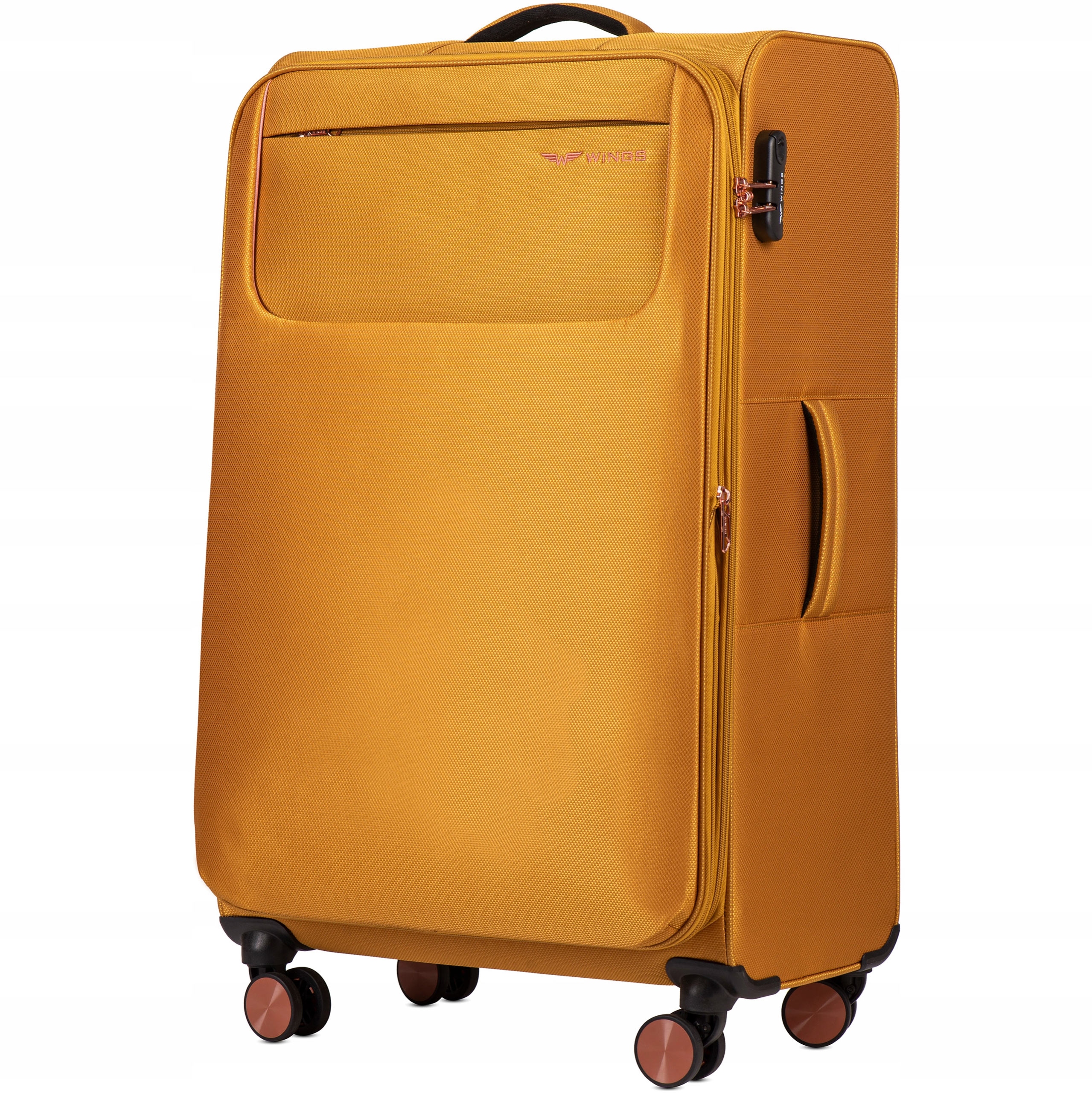 Walizka Miękka Wings Duża L Lekka Pojemna 110L Poszerzana 4 Koła TRN01Y