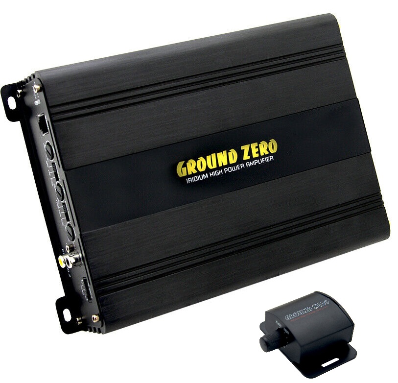 Ground Zero Gzia 200.2 2-kanálový automobilový zosilňovač s diaľkovým ovládaním
