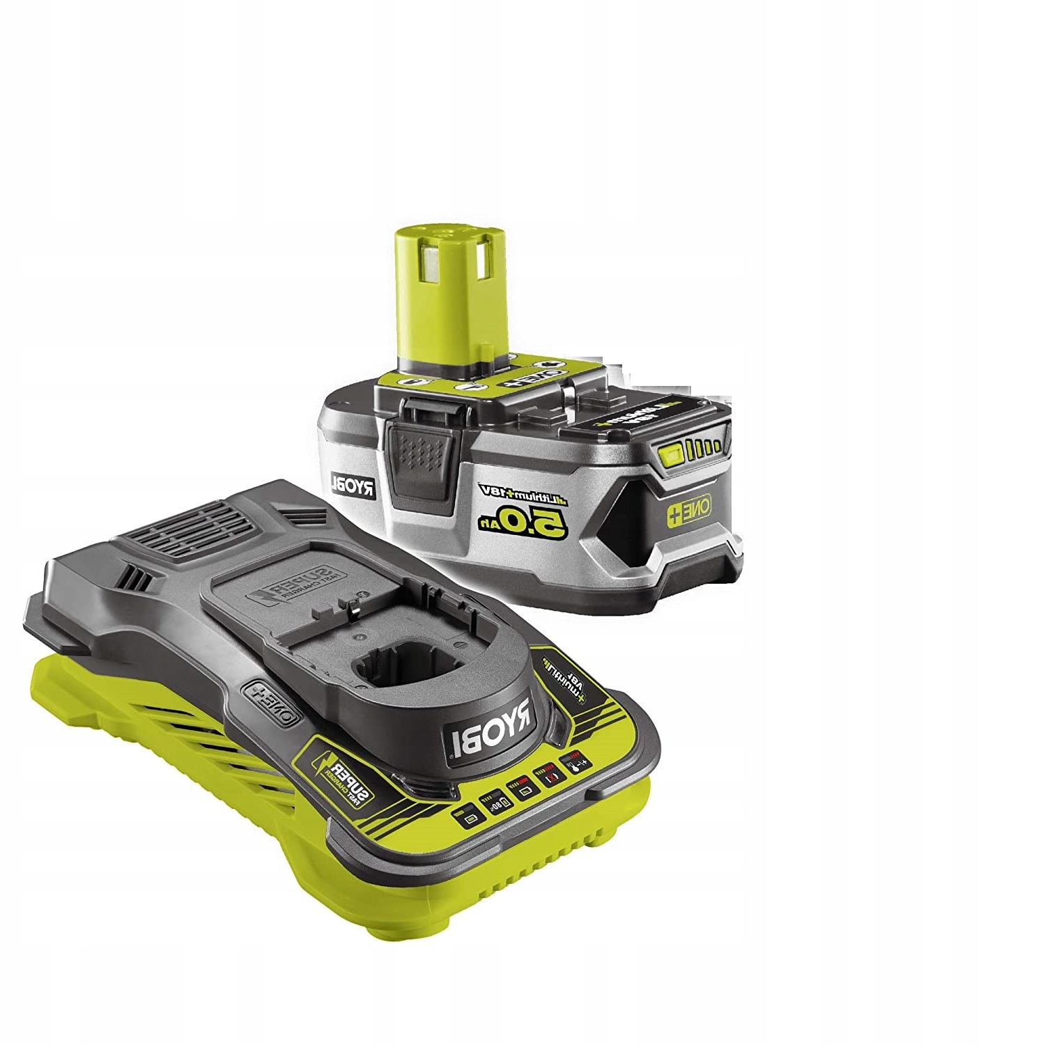 Zestaw Ładowarka 2X Akumulator 5AH Ryobi