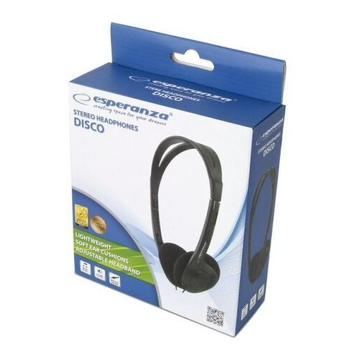SŁUCHAWKI PRZEWODOWE ESPERANZA DISCO EH119 Stan opakowania oryginalne