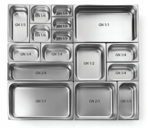 Pojemnik GN 1/3 z uchwytami HENDI Budget Line GN 1/3 5,7L Stan opakowania oryginalne