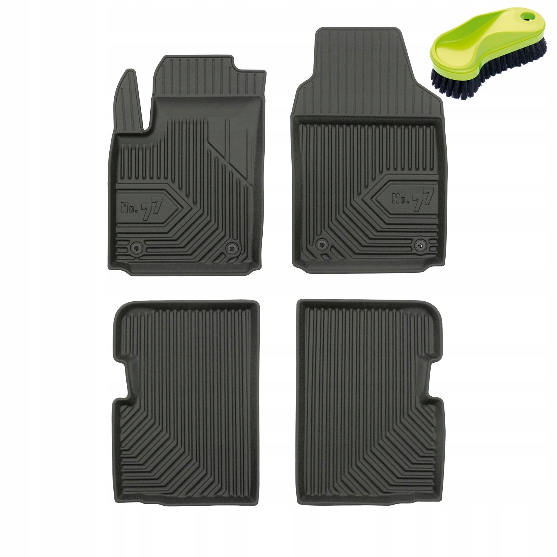 Frogum Koberce do auta pro Fiat 500 od roku 2007 kartáč