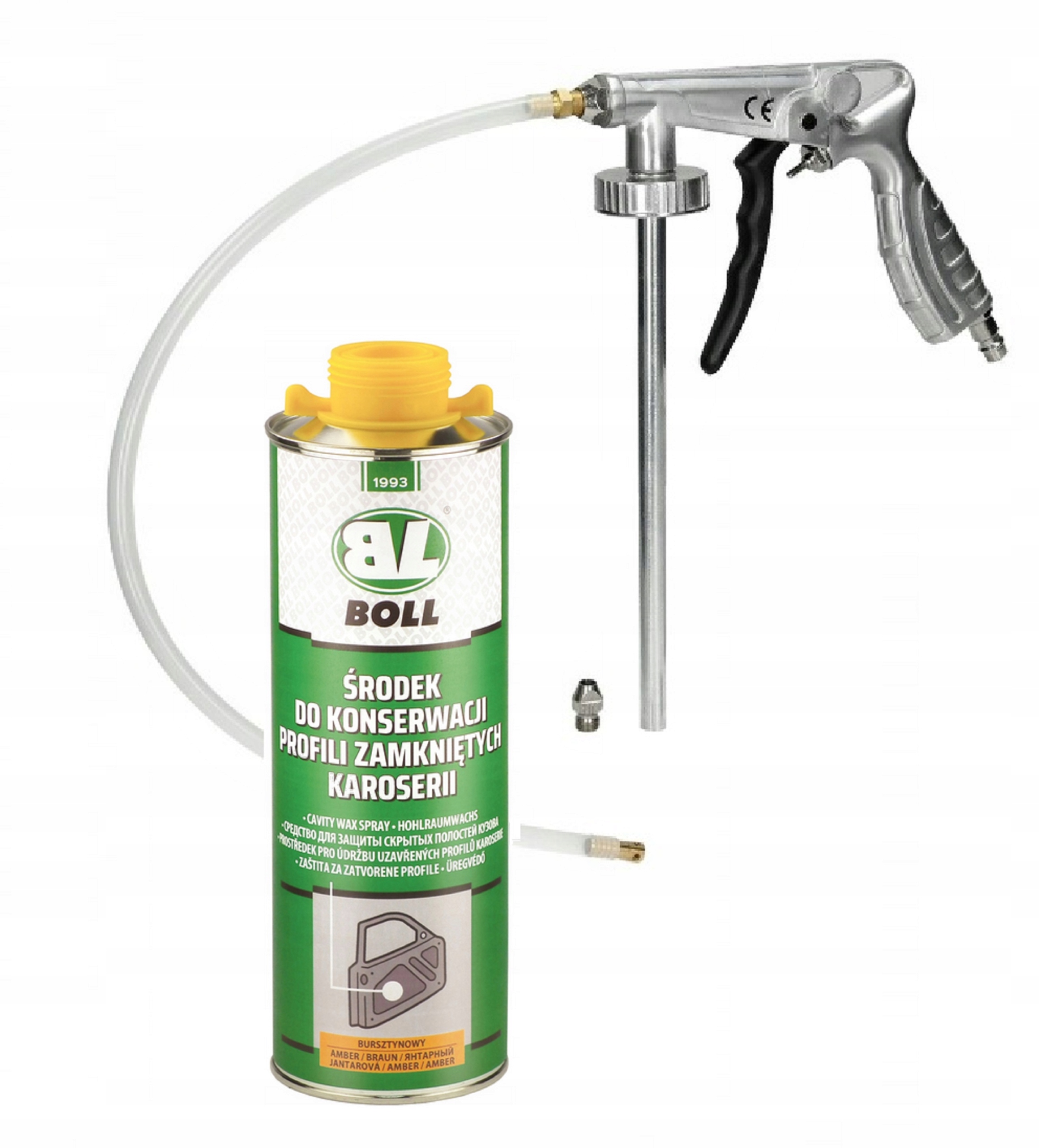BOLL DO KONSERWACJI PROFILI ZAMKNIĘTYCH + PISTOLET