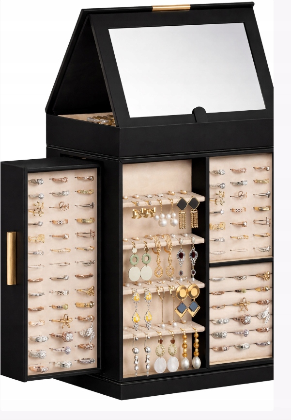 Lifewit Otočná krabička na šperky 360° organizér na šperky